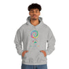 Chill Stitch – Peace Live Frog Tie-Dye - Unisex Hooded Hoodie Sweatshirt – Embrace Your Vibe