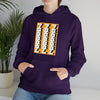 Abstract Shapes V1 Horizontal Scribe | Abstract | Minimalist | Modern Unisex Hooded Hoodie Sweatshirt | Embrace Your Vibe