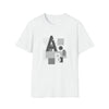Abstract Letter Shapes V8 | Unisex Soft Style Tee T-Shirt | Embrace Your Vibe