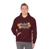 Chill Stitch – Radiate Positivity - Unisex Hooded Hoodie Sweatshirt – Embrace Your Vibe