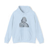 Benjamin Franklin | Unisex Hooded Hoodie Sweatshirt | Embrace Your Vibe | Calligram Word Design