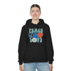 Chill Stitch – Peace & Love - Unisex Hooded Hoodie Sweatshirt – Embrace Your Vibe