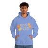 Chill Stitch – Radiate Positivity - Unisex Hooded Hoodie Sweatshirt – Embrace Your Vibe