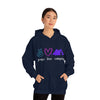 Chill Stitch – Peace Love Camping - Unisex Hooded Hoodie Sweatshirt – Embrace Your Vibe
