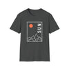 Abstract Sun Multiple Peaks Shapes V5 | Unisex Soft Style Tee T-Shirt | Embrace Your Vibe
