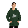 Chill Stitch – Train Locomotive Song Music Notes | Abstract | Minimalist | Modern - Unisex Hooded Hoodie Sweatshirt – Embrace Your Vibe