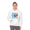 Chill Stitch – Peace & Love - Unisex Hooded Hoodie Sweatshirt – Embrace Your Vibe