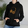 Headphone Donut Foodie Sweatshirt | Abstract Unisex Hooded Hoodie Sweatshirt