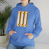 Abstract Shapes V1 Horizontal Scribe | Abstract | Minimalist | Modern Unisex Hooded Hoodie Sweatshirt | Embrace Your Vibe