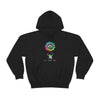 Chill Stitch – Peace Live Frog Tie-Dye - Unisex Hooded Hoodie Sweatshirt – Embrace Your Vibe