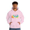 Chill Stitch – VW Tie-dye Van - Unisex Hooded Hoodie Sweatshirt – Embrace Your Vibe