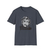 Albert Einstein Science Physics | Unisex Soft Style Tee T-Shirt | Calligram Word Design