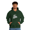 Chill Stitch – Train Locomotive Song Music Notes | Abstract | Minimalist | Modern - Unisex Hooded Hoodie Sweatshirt – Embrace Your Vibe