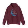 Boho Follow Your Dreams Moon Crescent | Unisex Hooded Hoodie Sweatshirt | Embrace Your Vibe
