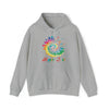Hippie Sweatshirt | Soul Rainbow Color Wheel Splash | Unisex Hooded Hoodie Sweatshirt