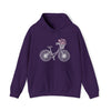 Bicycle Wildflower Basket Bike Biking | Unisex Hooded Hoodie Sweatshirt | Embrace Your Vibe