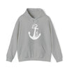 Floral Boat Anchor Boating Sweatshirt | Unisex Hooded Hoodie Sweatshirt
