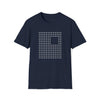 Abstract Dotted Square Flag Shape V4 | Unisex Soft Style Tee T-Shirt | Embrace Your Vibe