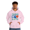 Chill Stitch – Peace & Love - Unisex Hooded Hoodie Sweatshirt – Embrace Your Vibe