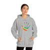 Chill Stitch –Tie-dye Peace Hand - Unisex Hooded Hoodie Sweatshirt – Embrace Your Vibe