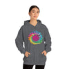 Chill Stitch – Girl Power Tie-Dye - Unisex Hooded Hoodie Sweatshirt – Embrace Your Vibe