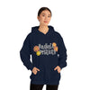 Chill Stitch – Radiate Positivity - Unisex Hooded Hoodie Sweatshirt – Embrace Your Vibe