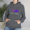 Chill Stitch – Peace Love Camping - Unisex Hooded Hoodie Sweatshirt – Embrace Your Vibe