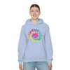 Chill Stitch – Girl Power Tie-Dye - Unisex Hooded Hoodie Sweatshirt – Embrace Your Vibe