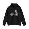 Bicycle Wildflower Basket Bike Biking | Unisex Hooded Hoodie Sweatshirt | Embrace Your Vibe