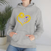 Butterflies Sunflower | Unisex Hooded Hoodie Sweatshirt | Embrace Your Vibe