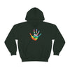 Chill Stitch –Tie-dye Peace Hand - Unisex Hooded Hoodie Sweatshirt – Embrace Your Vibe