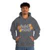 Chill Stitch – Radiate Positivity - Unisex Hooded Hoodie Sweatshirt – Embrace Your Vibe