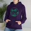 Beach Sweatshirt | Tree of Life Palm Beach | Unisex Hooded Hoodie Sweatshirt