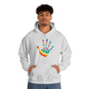 Chill Stitch –Tie-dye Peace Hand - Unisex Hooded Hoodie Sweatshirt – Embrace Your Vibe