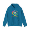 Hippie Sweatshirt | Soul Rainbow Color Wheel Splash | Unisex Hooded Hoodie Sweatshirt