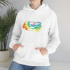 Chill Stitch – VW Tie-dye Van - Unisex Hooded Hoodie Sweatshirt – Embrace Your Vibe