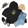 Chill Stitch –Tie-dye Peace Hand - Unisex Hooded Hoodie Sweatshirt – Embrace Your Vibe
