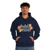 Chill Stitch – Radiate Positivity - Unisex Hooded Hoodie Sweatshirt – Embrace Your Vibe