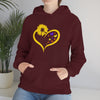 Butterflies Sunflower | Unisex Hooded Hoodie Sweatshirt | Embrace Your Vibe