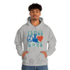 Chill Stitch – Peace & Love - Unisex Hooded Hoodie Sweatshirt – Embrace Your Vibe