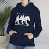 Bear Always Take Scenic Route | Unisex Hooded Hoodie Sweatshirt | Embrace Your Vibe