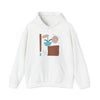 Abstract Shapes V11 Flower Pot Sun Rain | Abstract | Minimalist | Modern | Unisex Hooded Hoodie Sweatshirt | Embrace Your Vibe