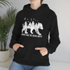 Bear Always Take Scenic Route | Unisex Hooded Hoodie Sweatshirt | Embrace Your Vibe