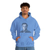 Bill Gates | Unisex Hooded Hoodie Sweatshirt | Embrace Your Vibe | Calligram Word Design
