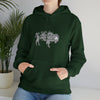Abstract Hoodie | Wild Bison Buffalo Nature | Abstract Unisex Hooded Hoodie Sweatshirt Boho