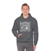 Camping Outdoors Word List | Unisex Hooded Hoodie Sweatshirt | Chill Stitch Clothing
