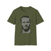 Paul Walker Fast Furious Actor | Unisex Soft Style Tee T-Shirt | Calligram Word Design
