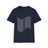 Abstract Wave Lines Shapes V3 | Unisex Soft Style Tee T-Shirt | Embrace Your Vibe