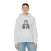 Kurt Cobain | Unisex Hooded Hoodie Sweatshirt | Embrace Your Vibe | Calligram Word Design