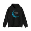 Boho Follow Your Dreams Moon Crescent | Unisex Hooded Hoodie Sweatshirt | Embrace Your Vibe